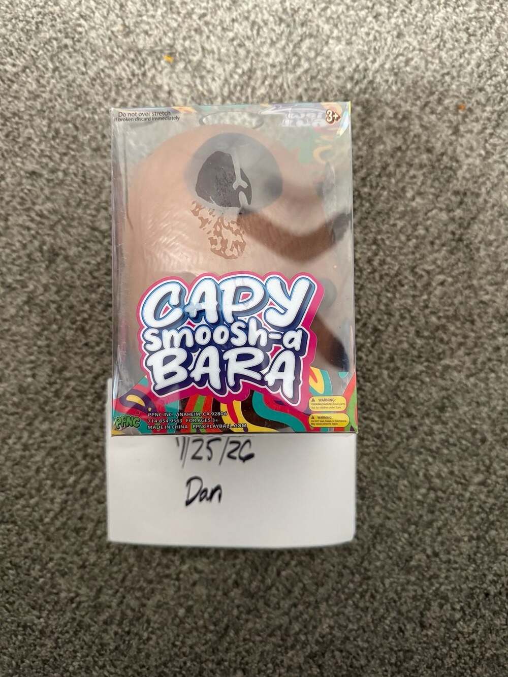 PPNC Capy Smoosh-a Bara Jumbo Capybara Squeeze Squishy Toy